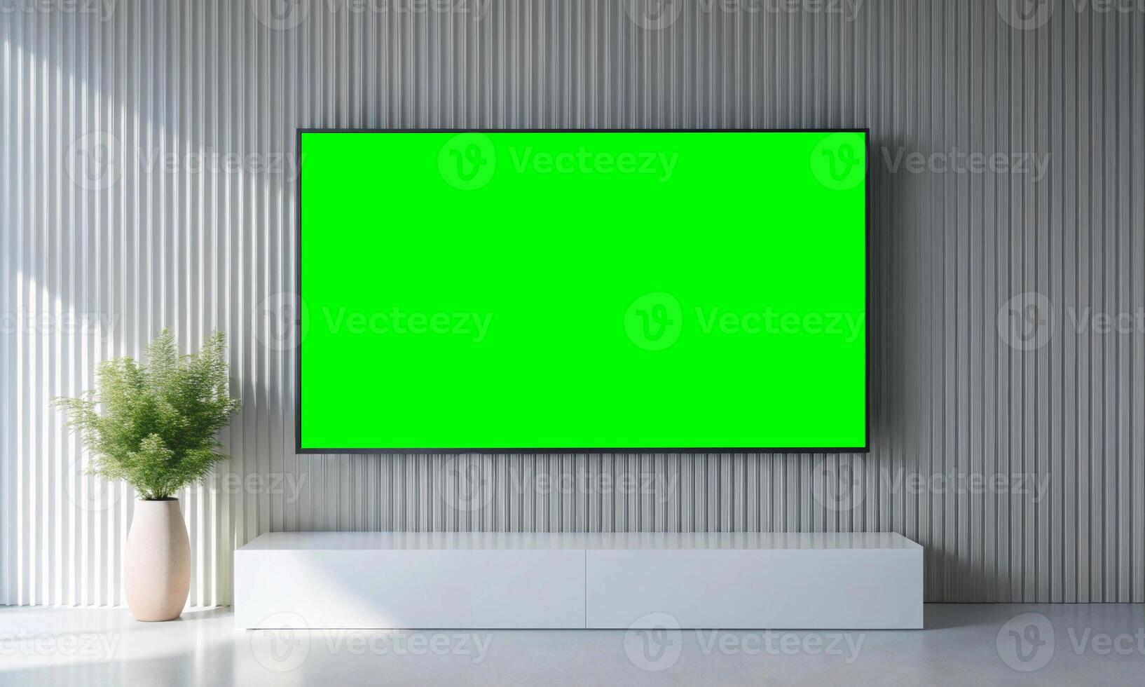 TV as an integral element of a modern interior photo