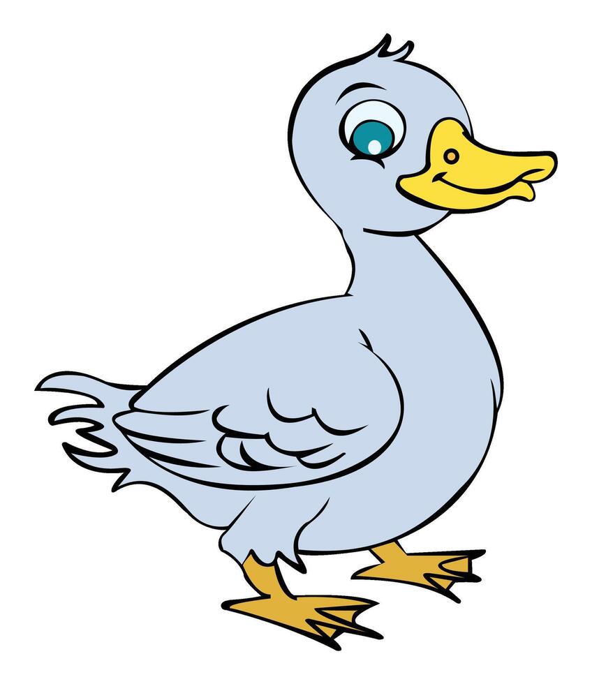 A goose on white background.eps vector
