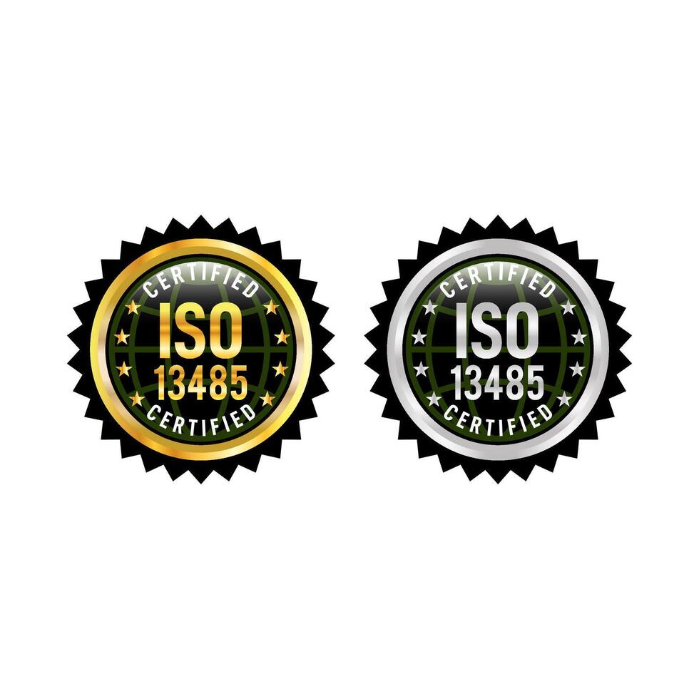 Certified Company Certificate ISO Blue , Quality Certificate, iso mark certification vector