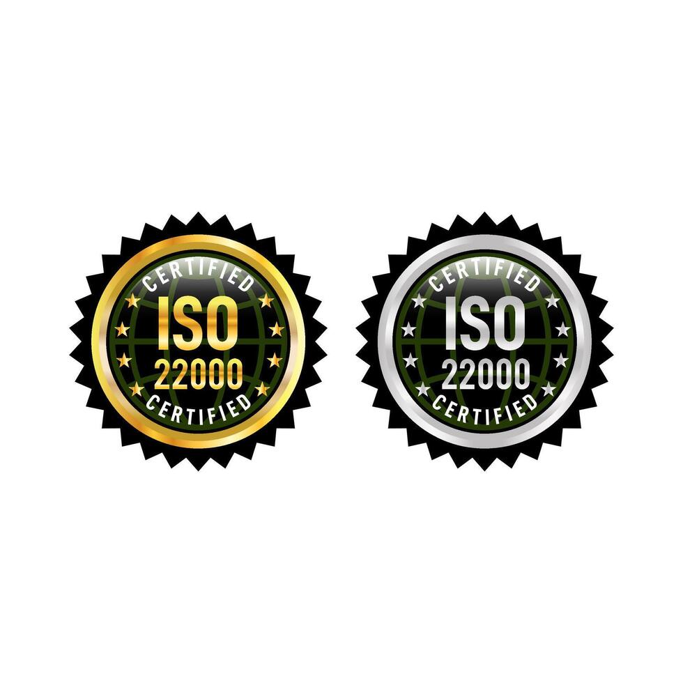 Certified Company Certificate ISO Blue, Quality Certificate, vector