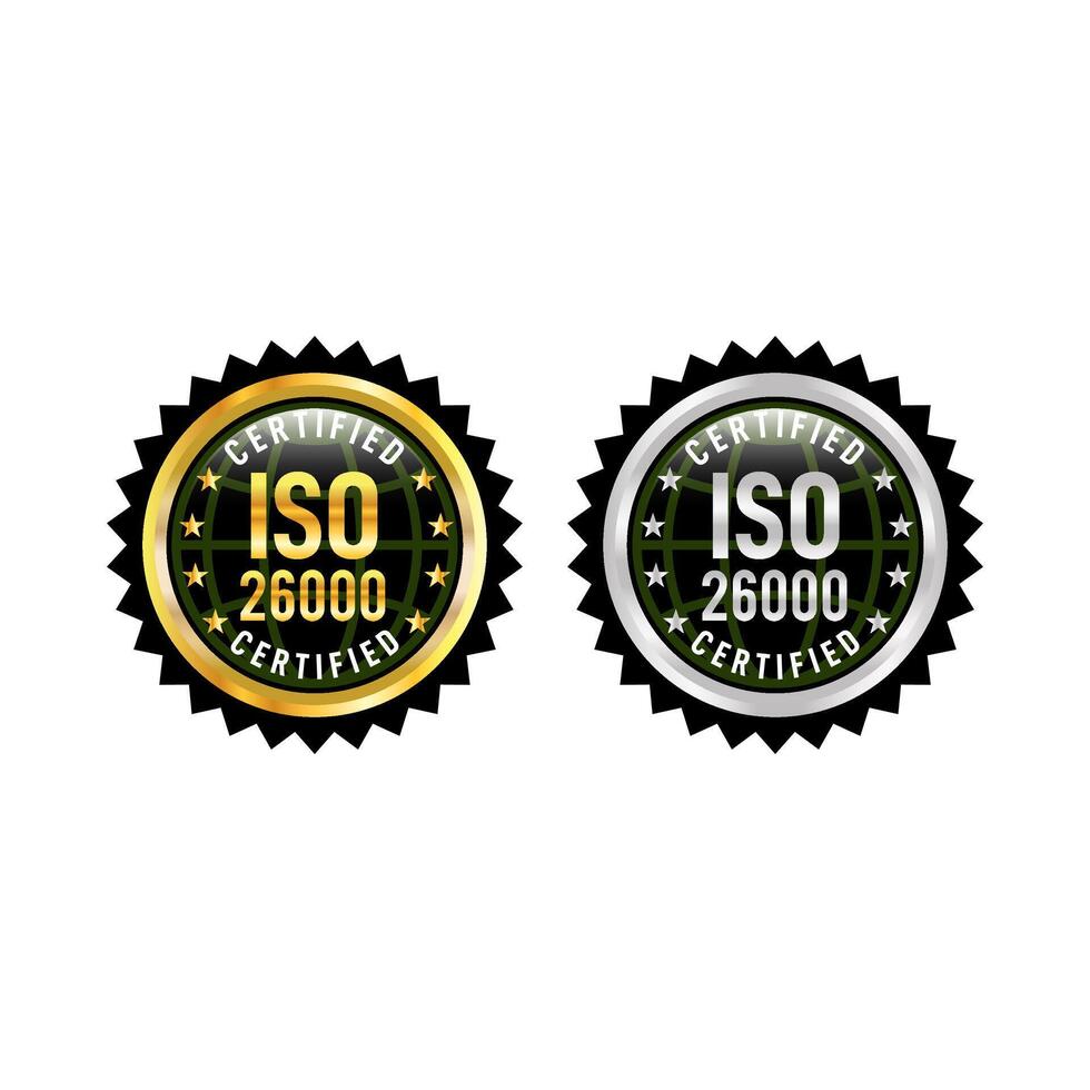 Certified Company Certificate ISO Blue, Quality Certificate, iso certification vector