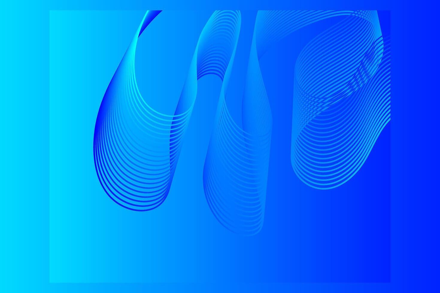 Abstract Blue Curves Mesh Gradient Background Wallpaper vector