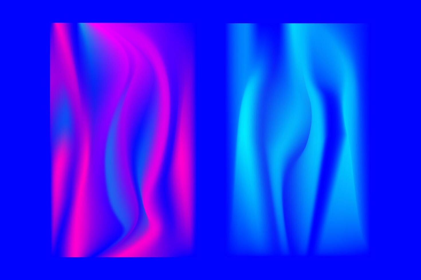Abstract Purple Blue Flame Gradient vector