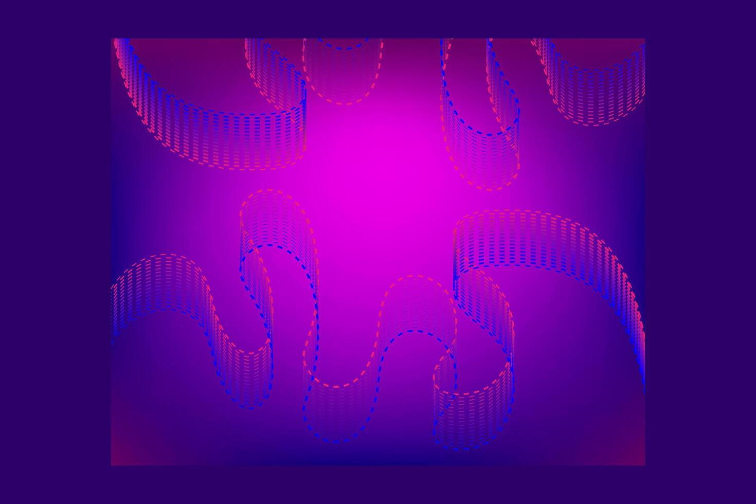 Abstract Purple Blue Wave Background vector