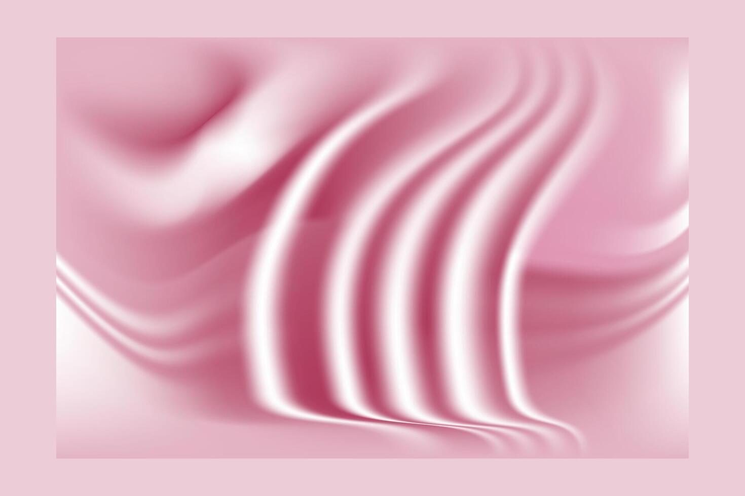 Pink Silk Drape Glowing Abstract Wave Mesh Gradient Background Wallpaper vector
