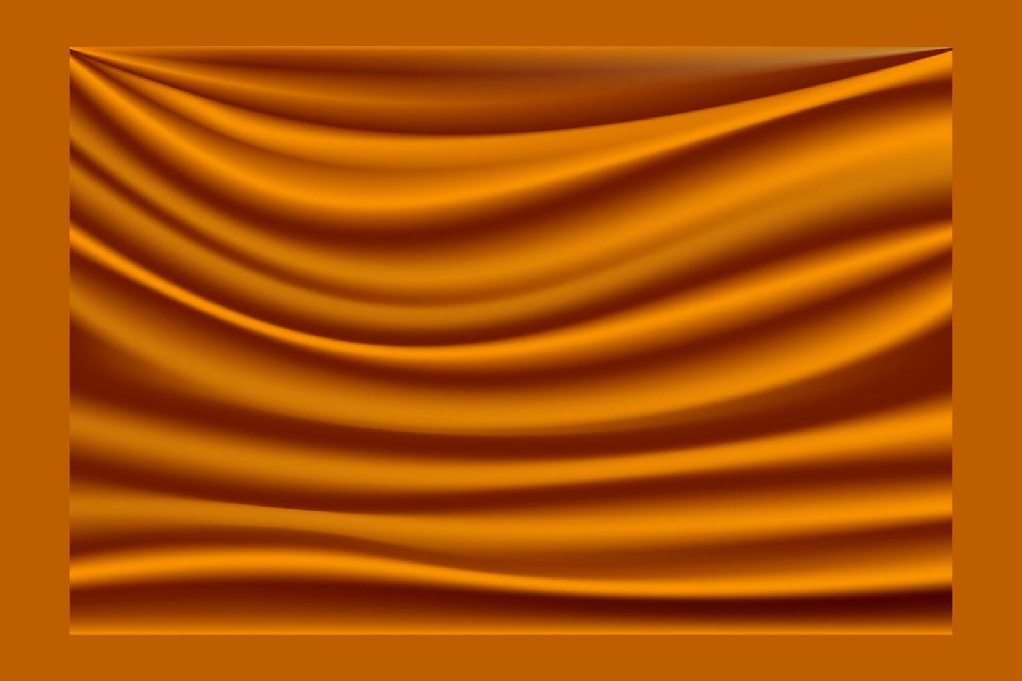 Golden Fabric Drapery Mesh Gradient Background Wallpaper vector