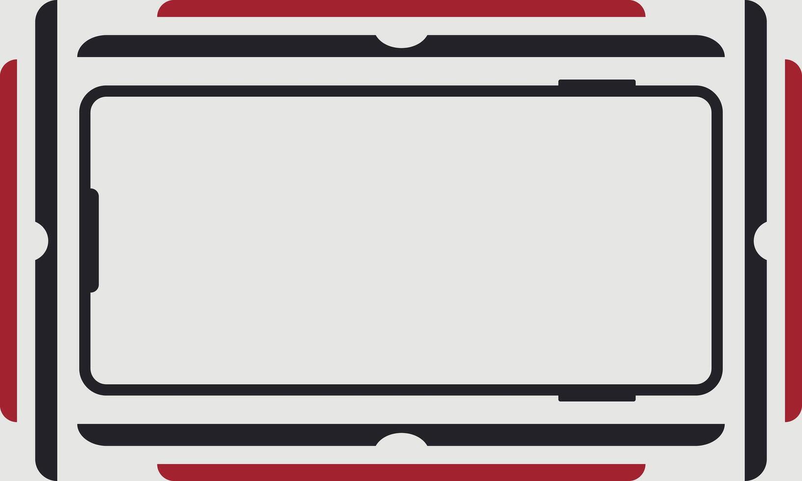 border flat design background vector