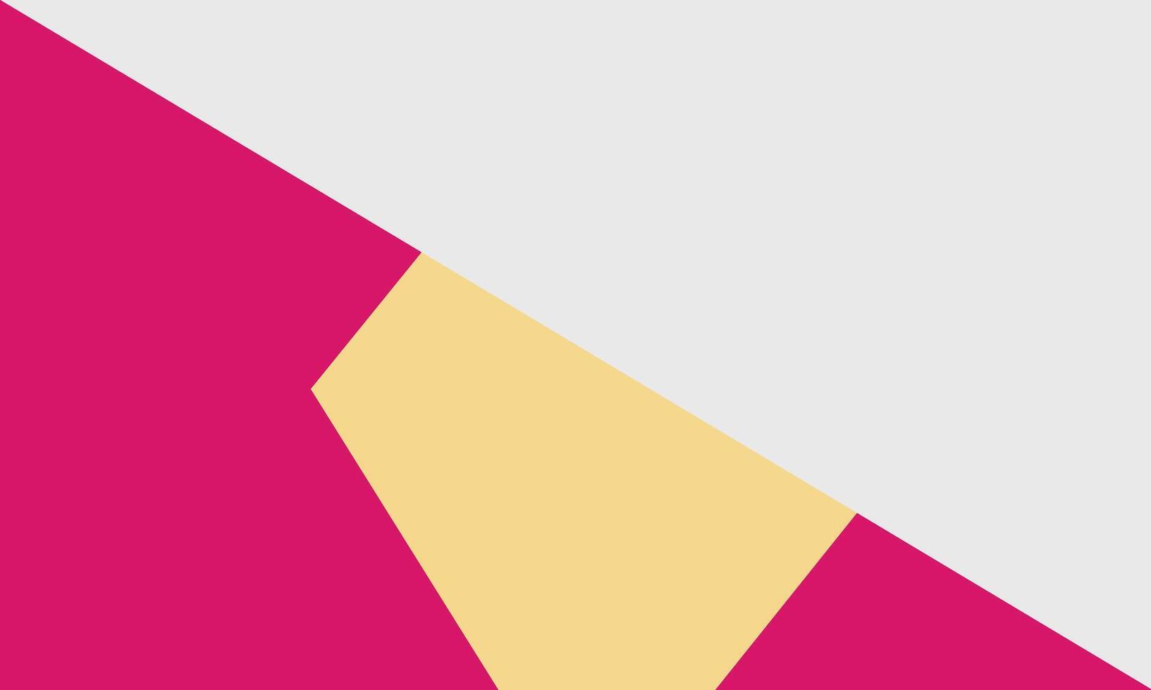 pink and yellow triangle background vector
