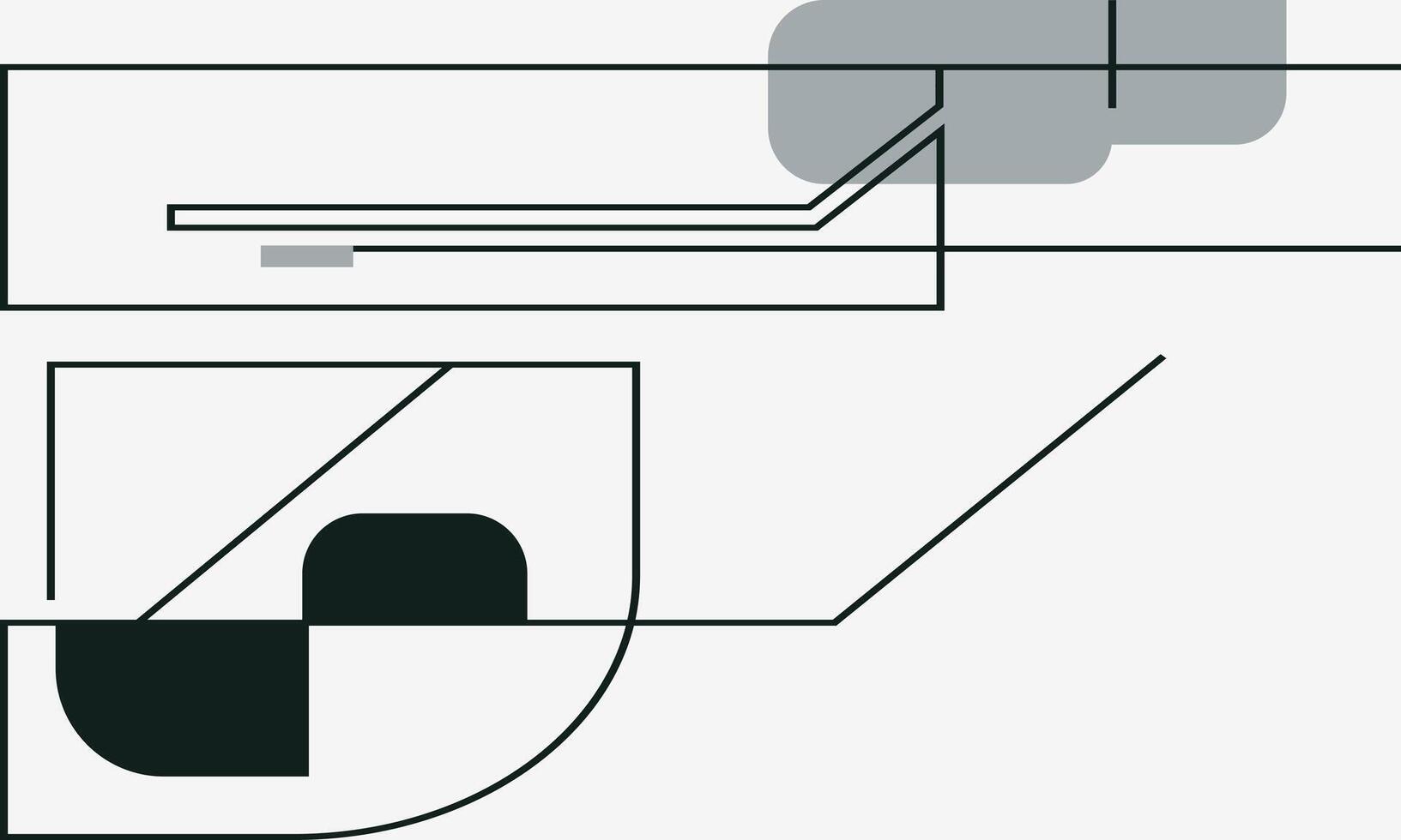 black and white flat lineart illustration vector