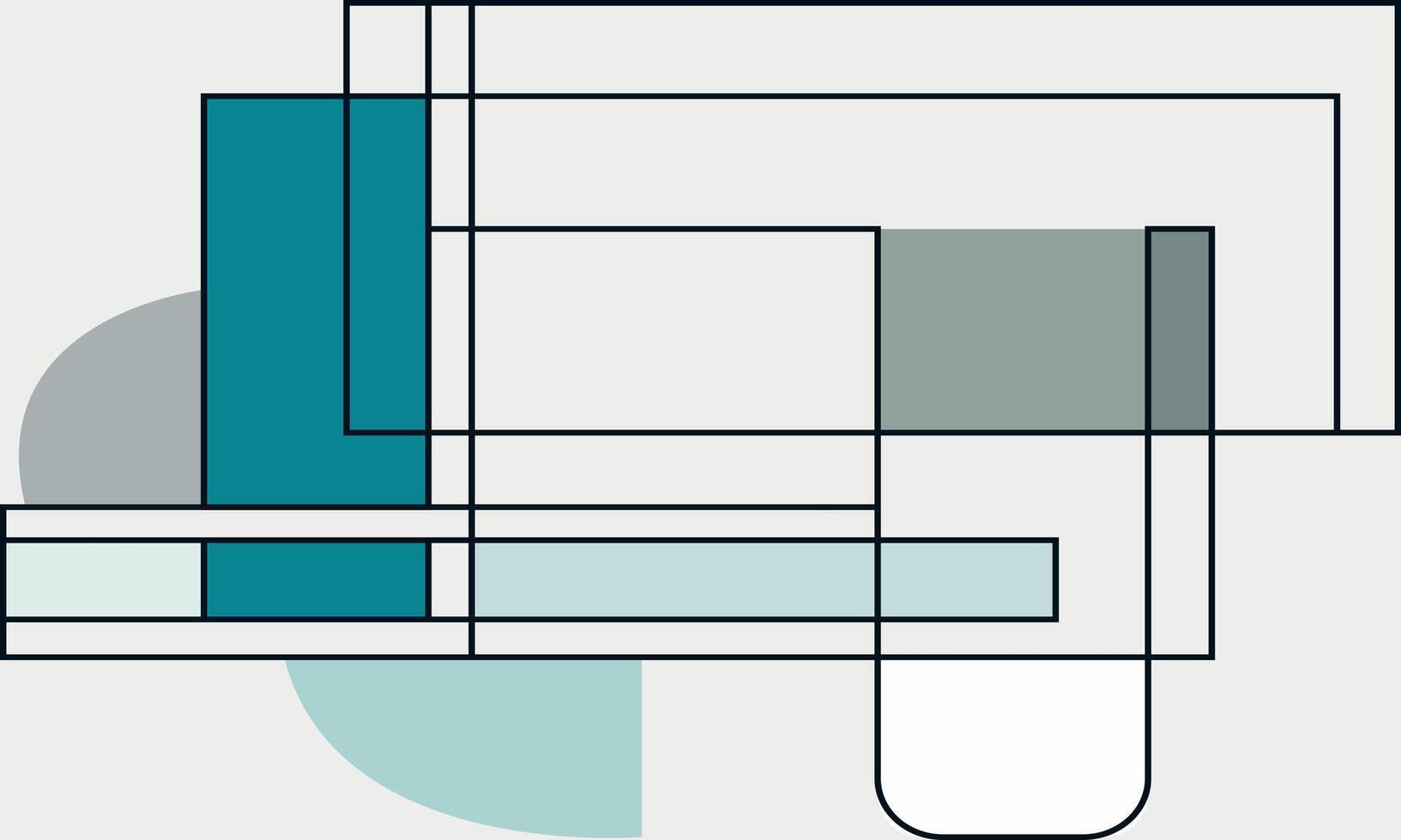 flat background blue and white abstract design vector