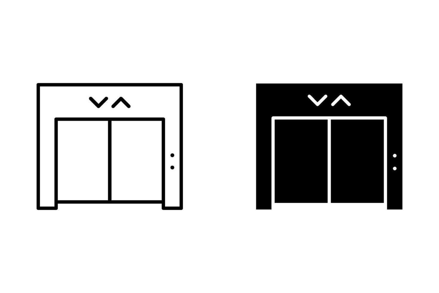 elevator icon. Lift icon. illustration. vector