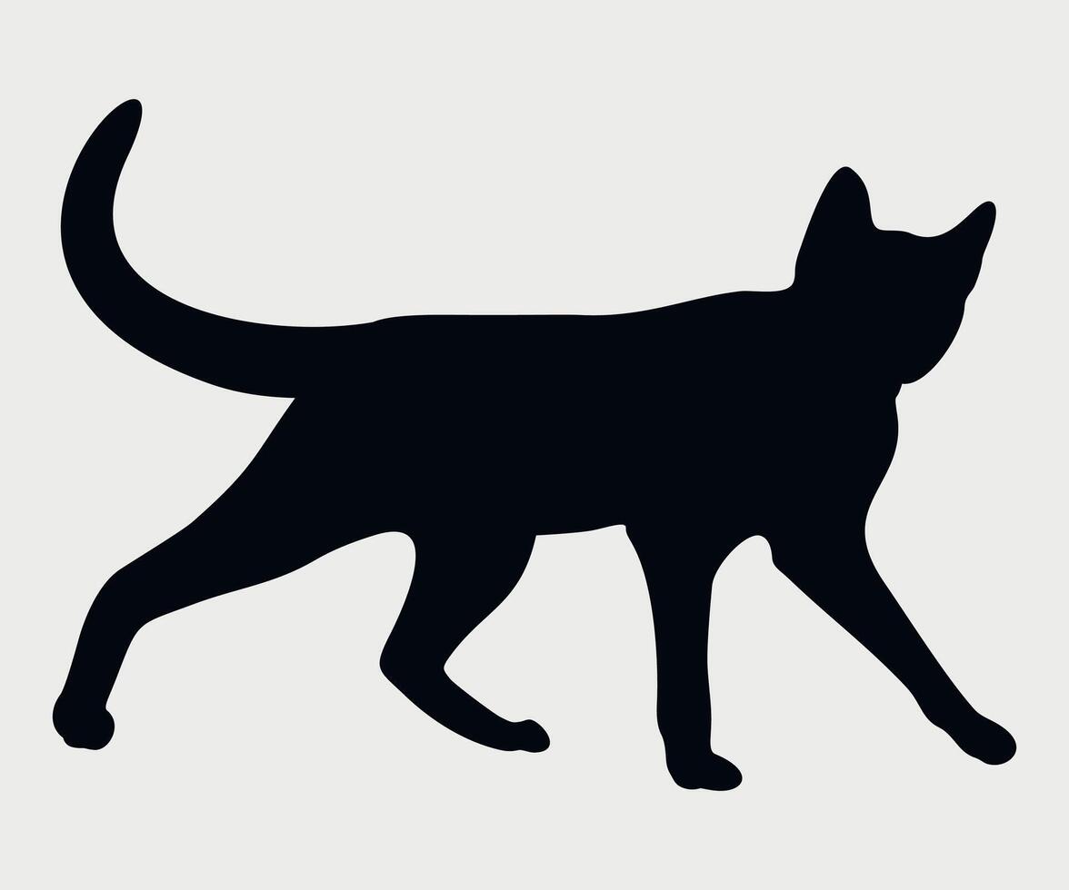 black cat icon on white background vector