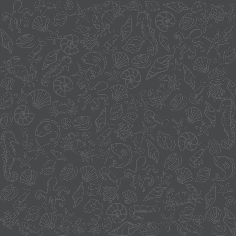 background fill texture seafood on dark background vector