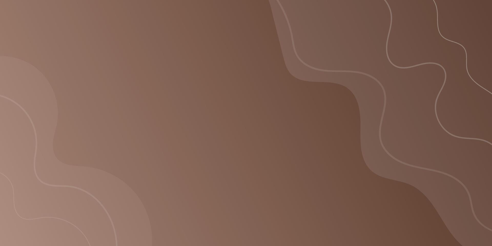 Modern gradient background in mocha mousse color. vector
