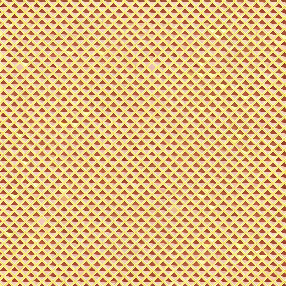 Golden Lattice Pattern Abstract Geometric Design Luxury Gold Grid Texture Elegant Background vector