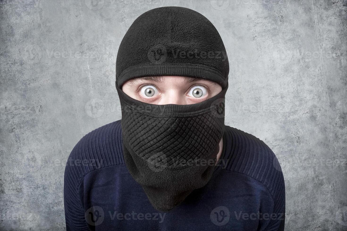 criminal in balaclava photo