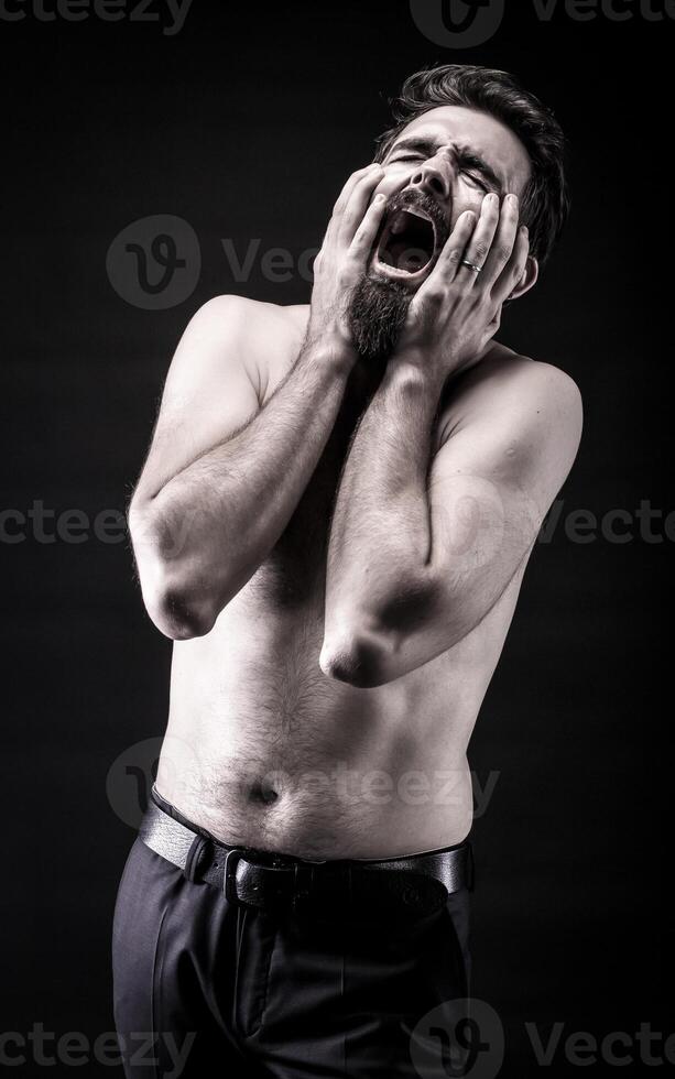 the suffering man photo