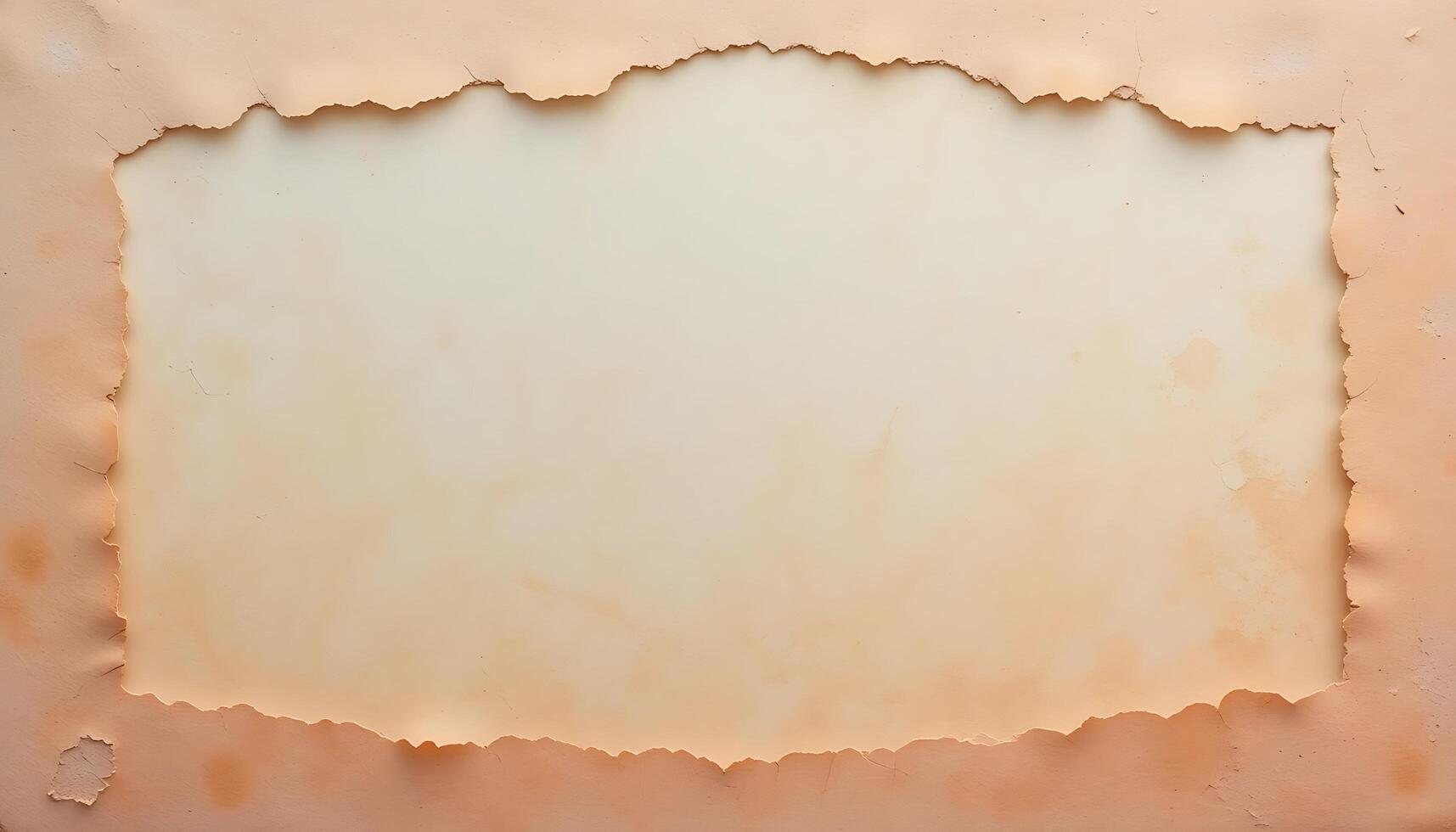 Antique Peach Paper Frame A Vintage, Textured Border photo