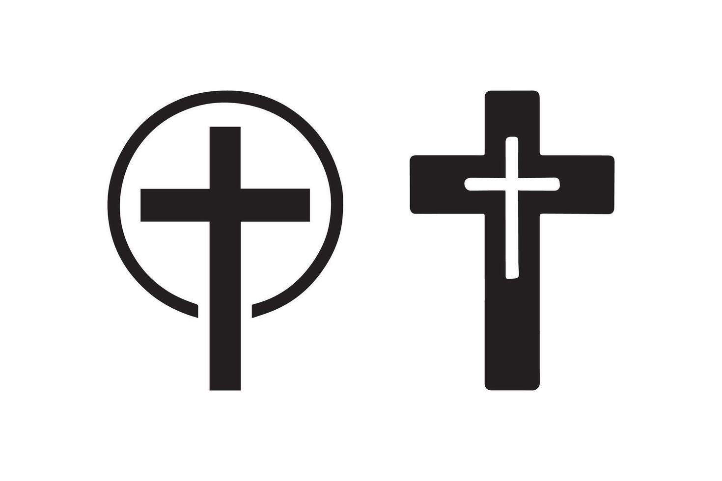 Cross icon illustration vector