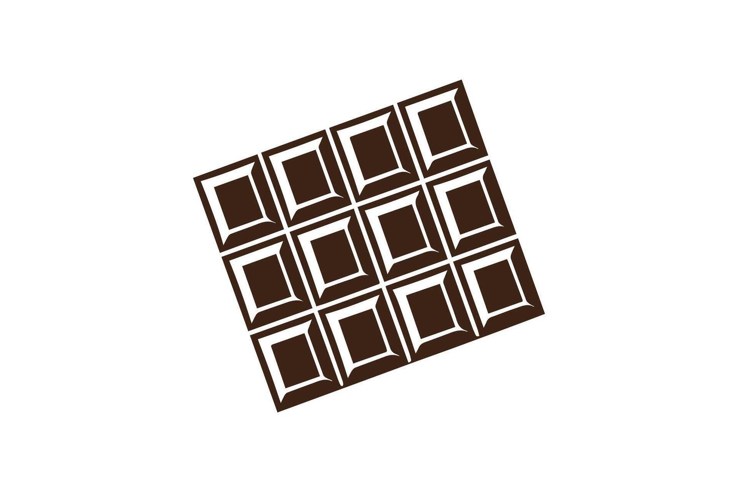 Chocolate bar icon illustration vector