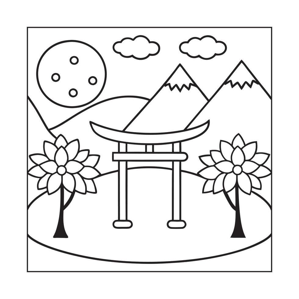 Intricate and creative coloring pages for all ages vector