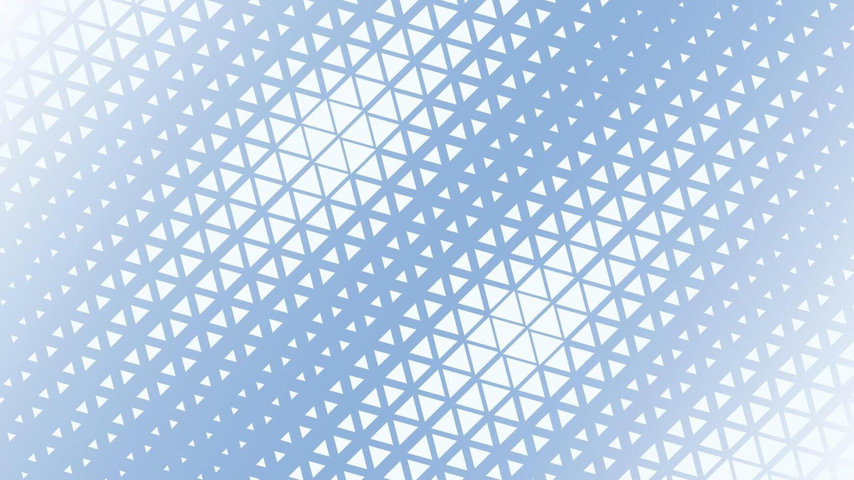 Elegant abstract blue geometric triangle pattern with gradient overlay. Ideal for digital backgrounds, websites, presentations, banners, and modern design projects with a futuristic and clean look. vector