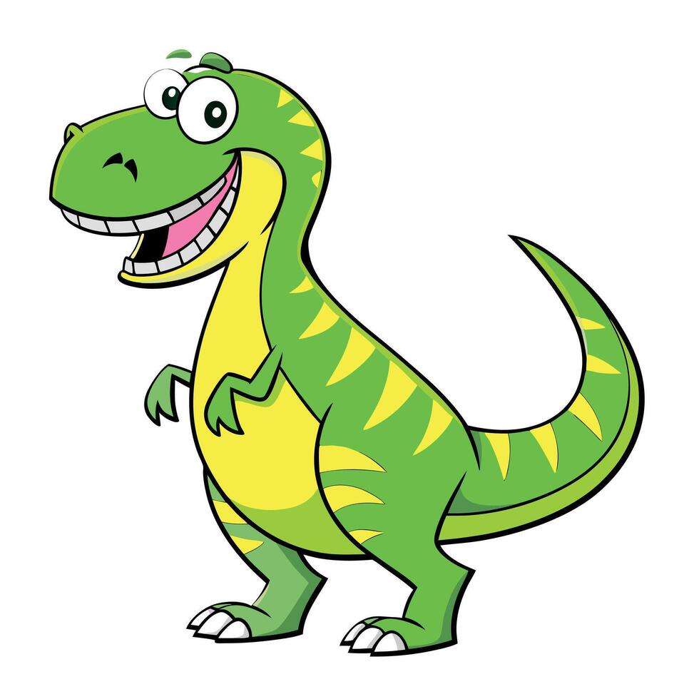 Cartoon dinosaur design art vector