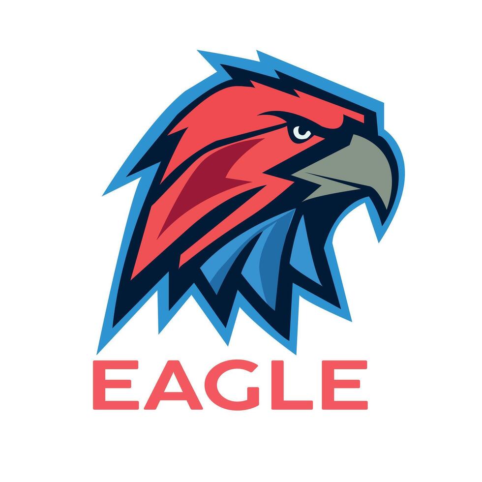 Logo eagle design art vector