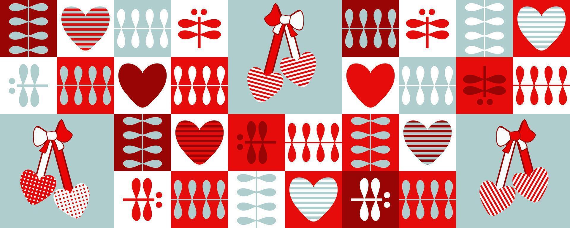 Spring horizontal banner for Martisor celebration design. Print for cup, mug, postcard, sticker. illustration. vector
