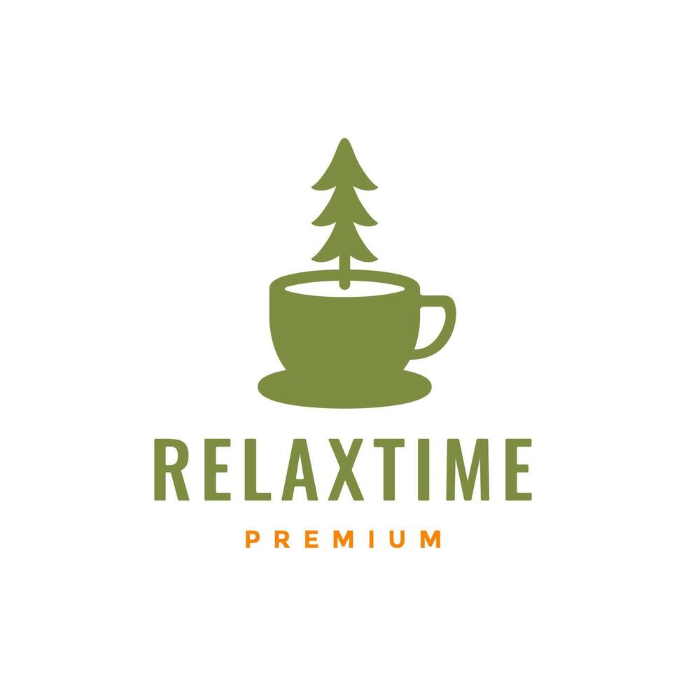 nature drink botanical healthy colorful flat logo design vector