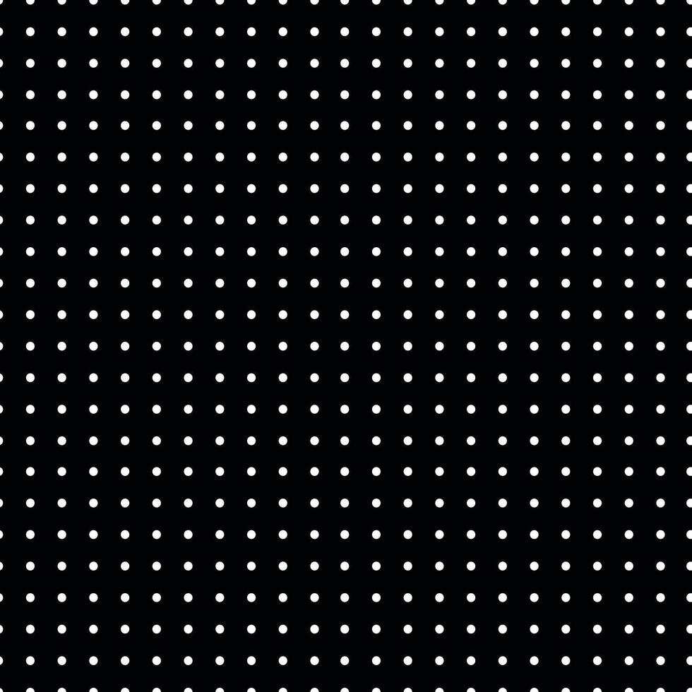 Black and White Dots Seamless Pattern on Dark Background. Concept of Minimalist Design, Geometric Shapes, Modern Art, Seamless Texture, Monochrome Style, Abstract Illustration for Creative Projects vector