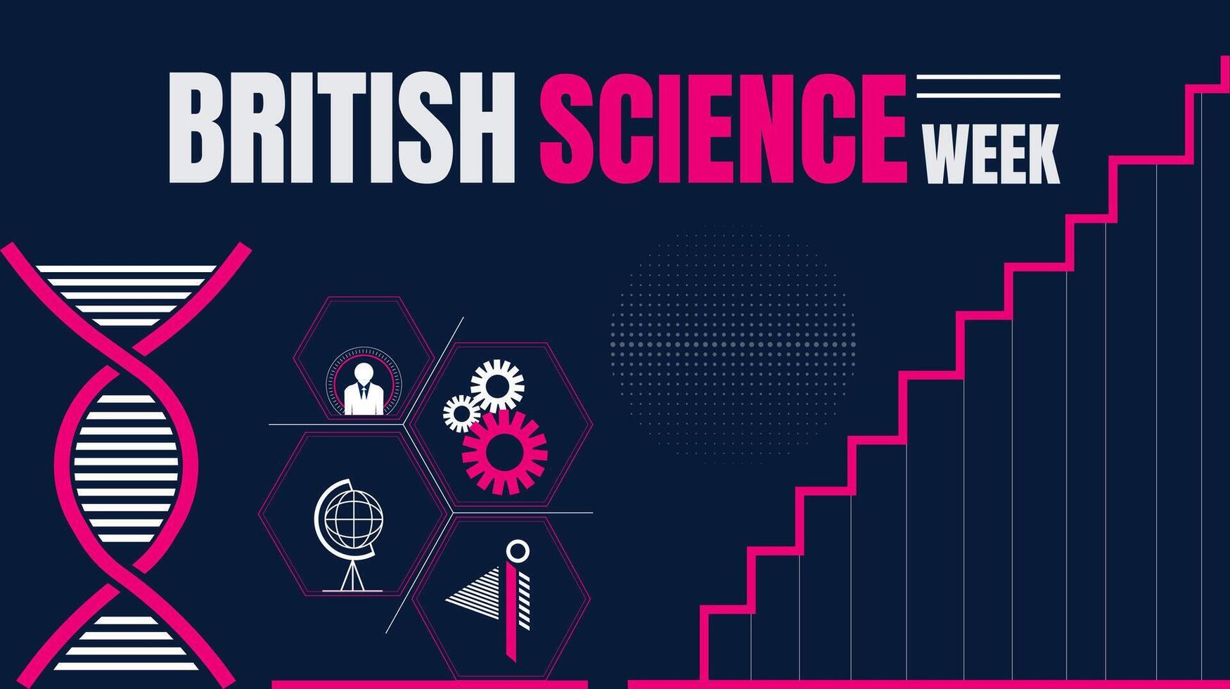 Science for All, British Science Week Celebration vector