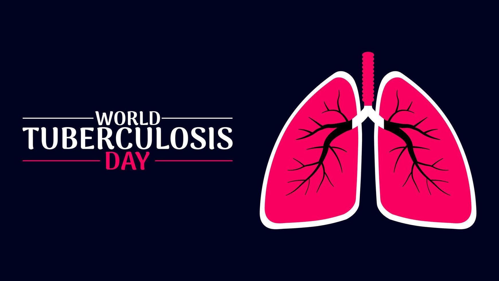 End TB Now World Tuberculosis Day Design vector