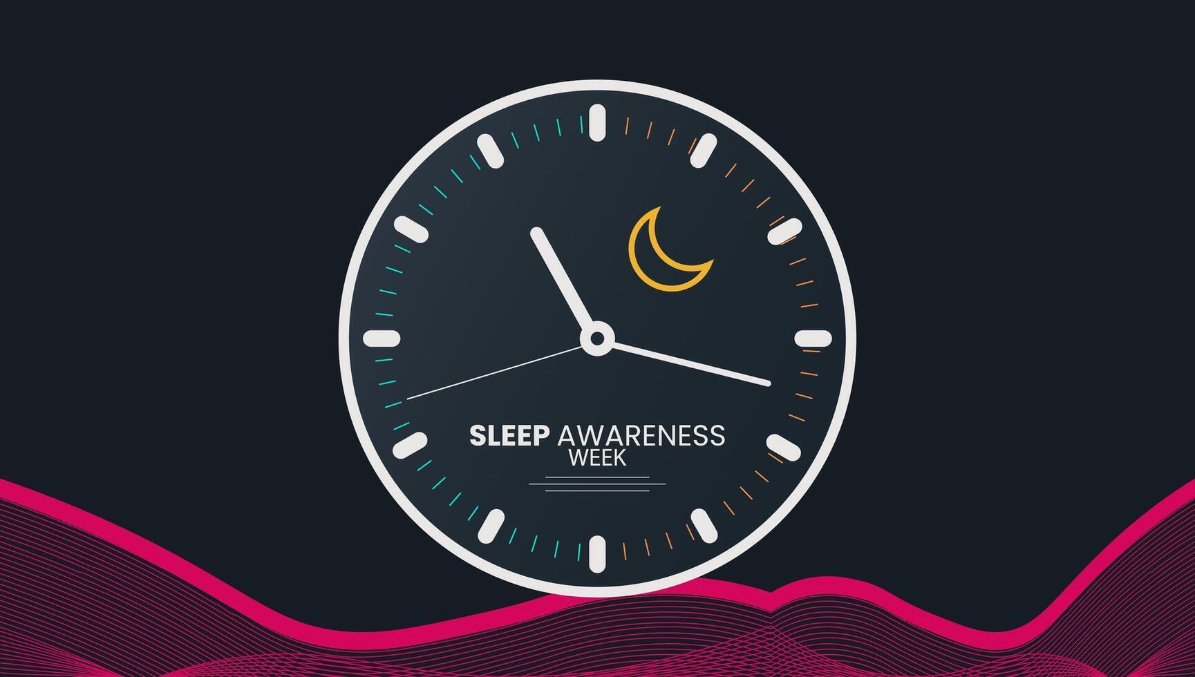 Sleep for Better Health, National Sleep Awareness Week vector