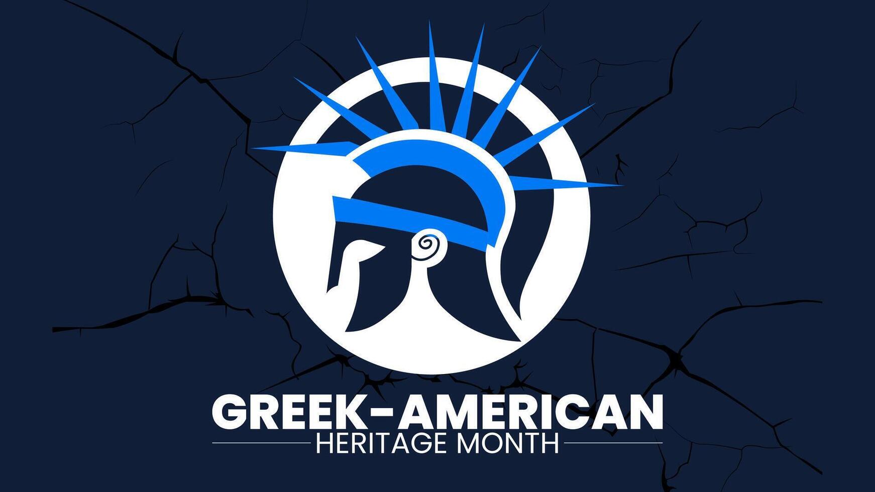Honoring Greek-American Contributions and Legacy vector