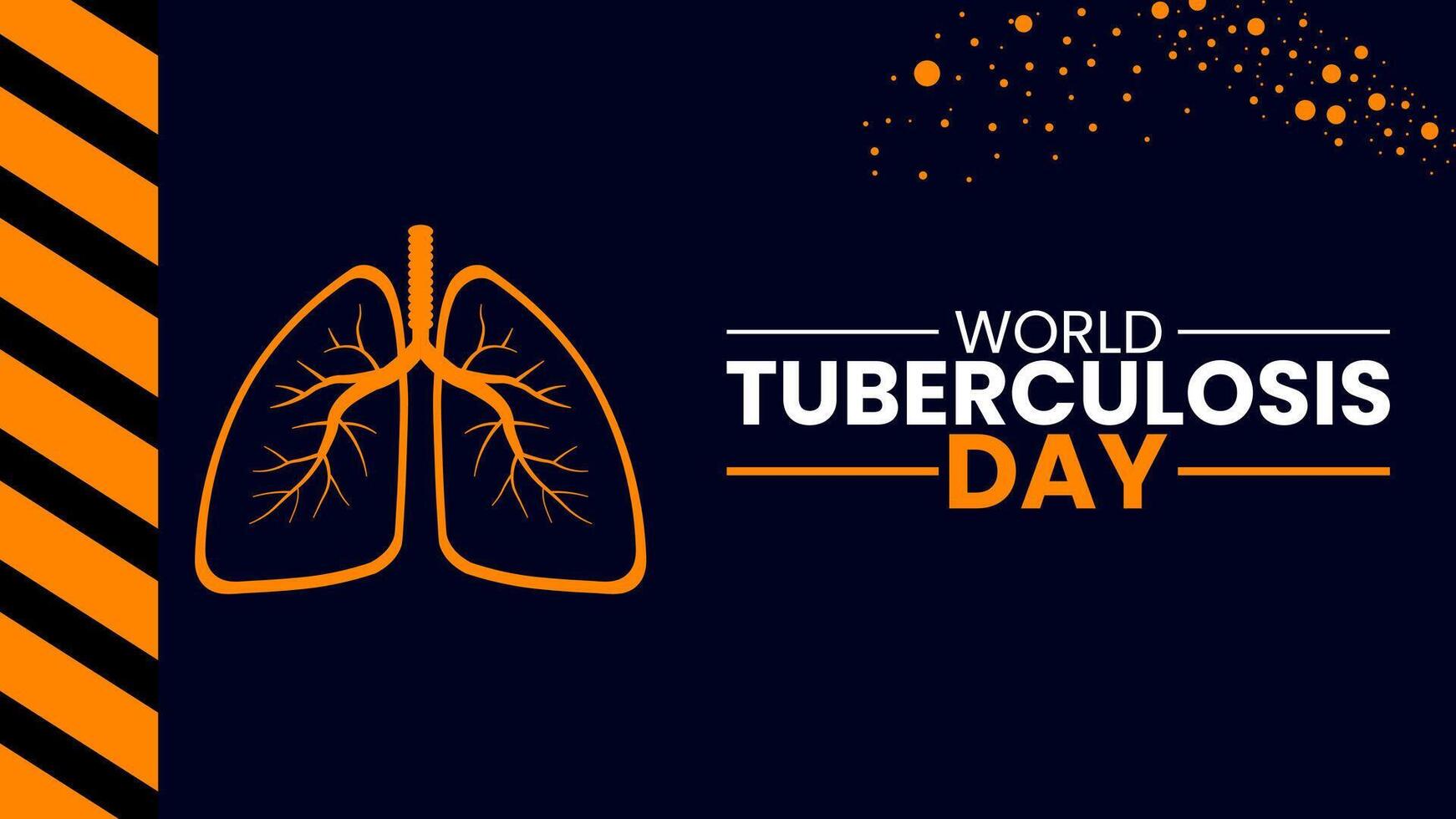 Fight Against TB, World Tuberculosis Day Graphic vector