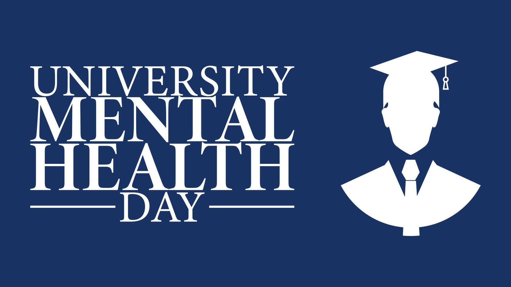 Supporting Minds, University Mental Health Day vector