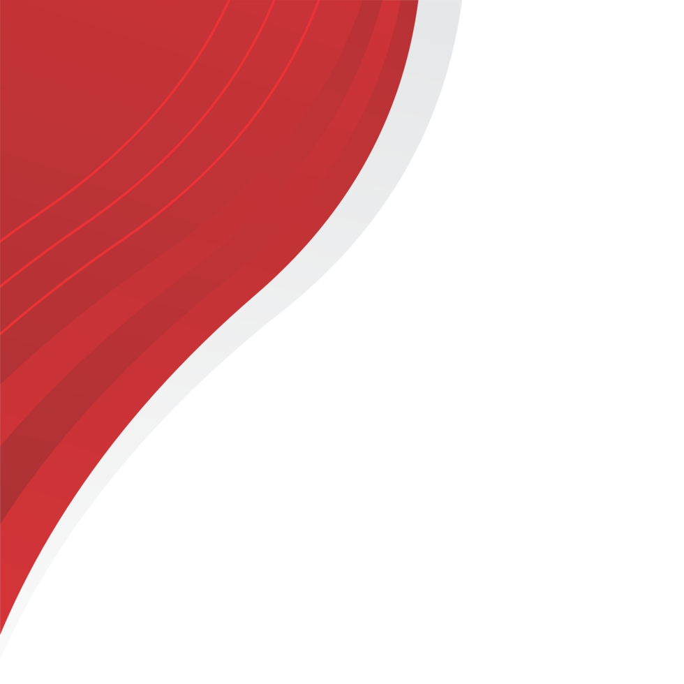 A red template banner png