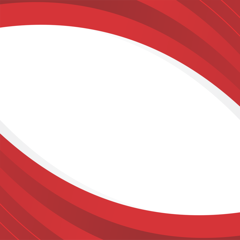 A red waves background with white elegant png