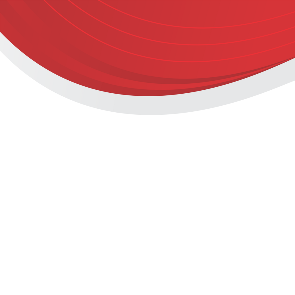 A red template abstract png