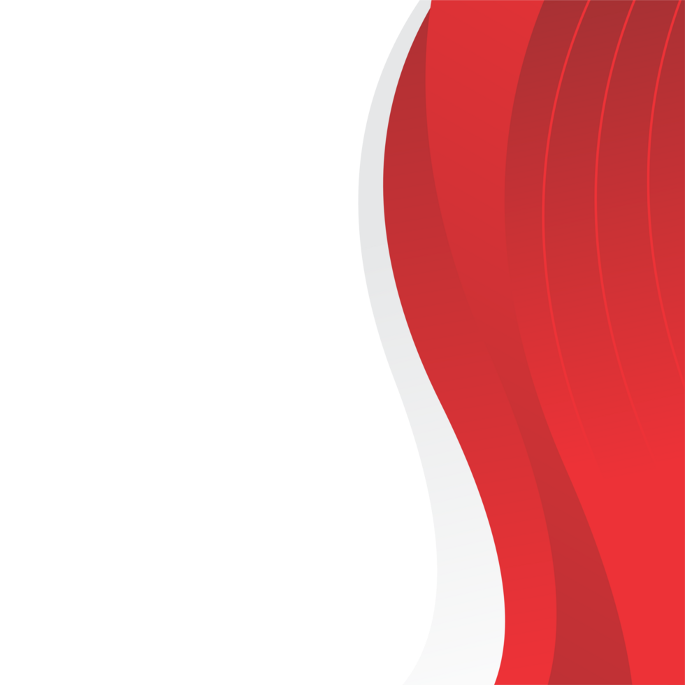Red and white abstract design png