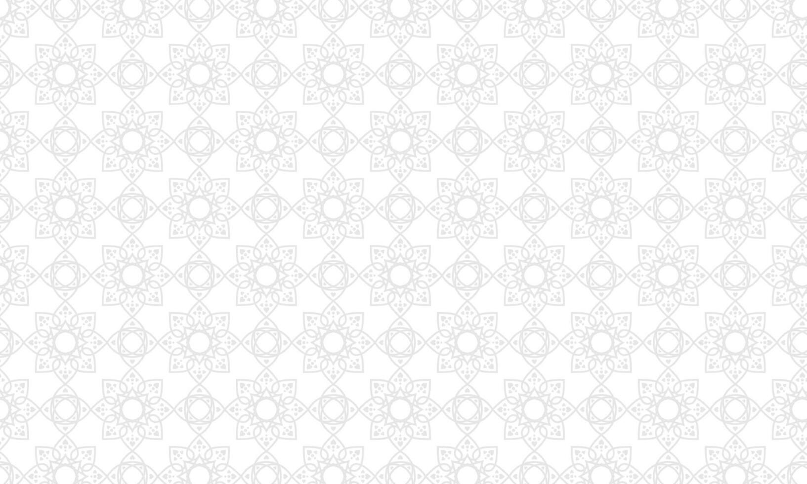 Ramadan Mubarak Geometric Pattern, Decorative Islamic Design vector