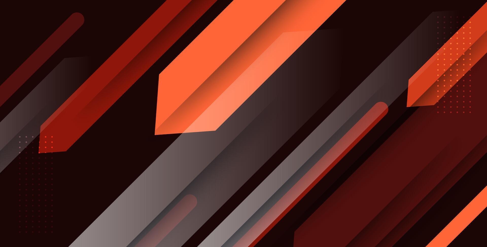 dynamic dark red colorful with arrow decorative shape light and shadow background vector