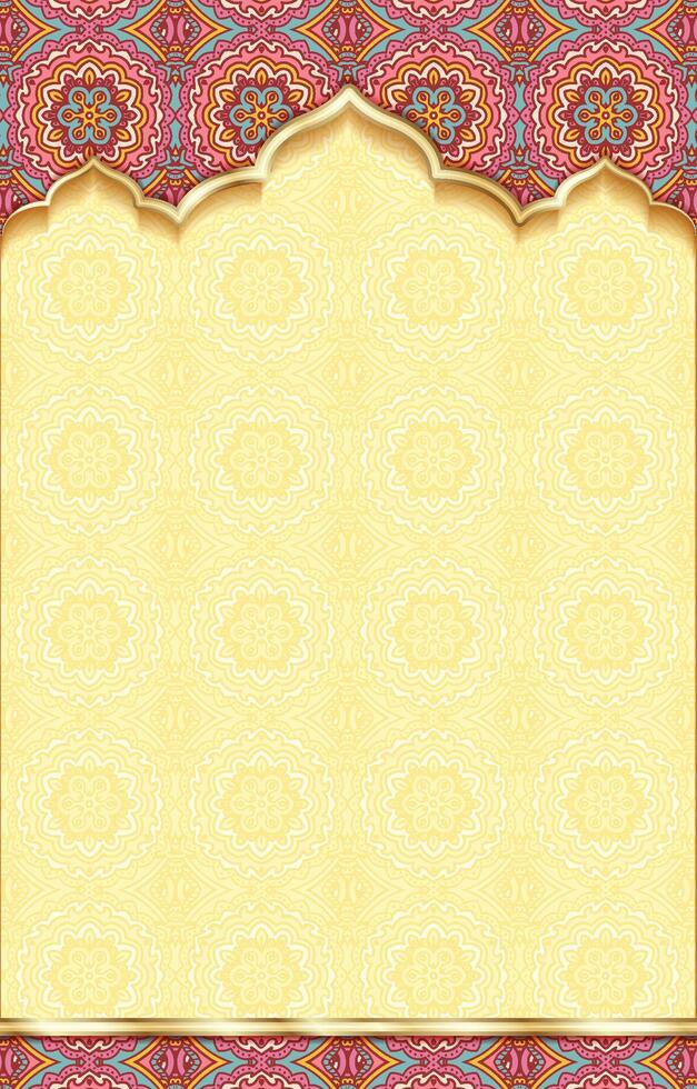 Vintage ornamental background frame design for cards, invitations, and diplomas vector