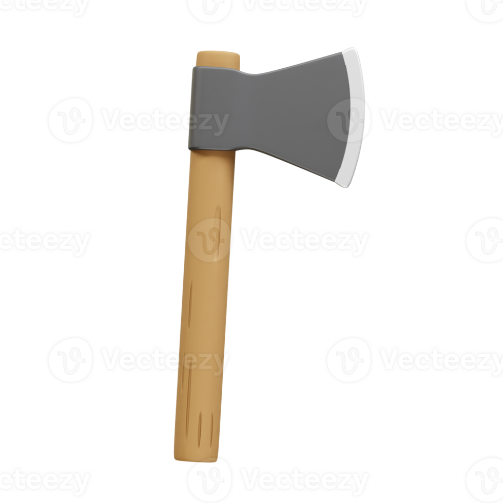 axe 3d rendering icon illustration png