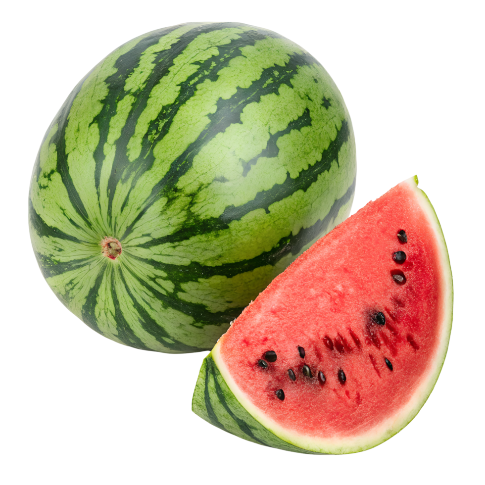Watermelon isolated on transparent background png