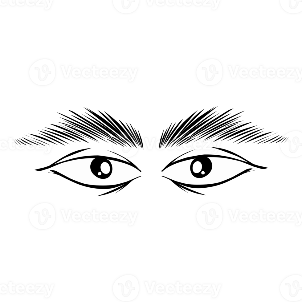 An eye with a unique and artistic interpretation png