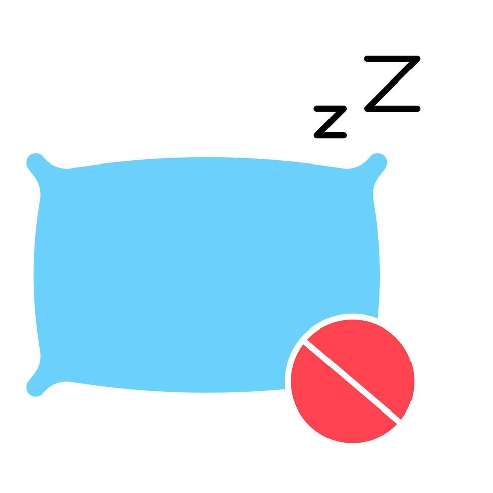 fatigue insomnia icon vector