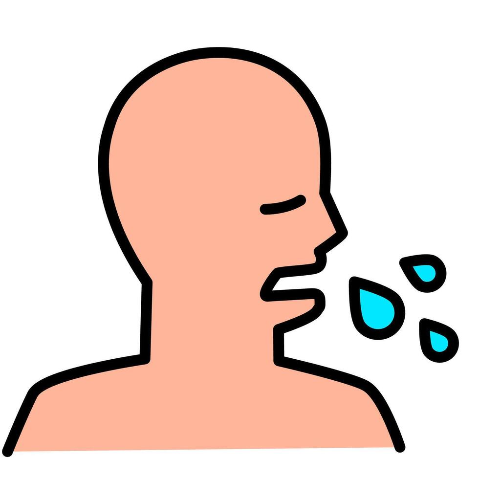 human in influenza illustration vector