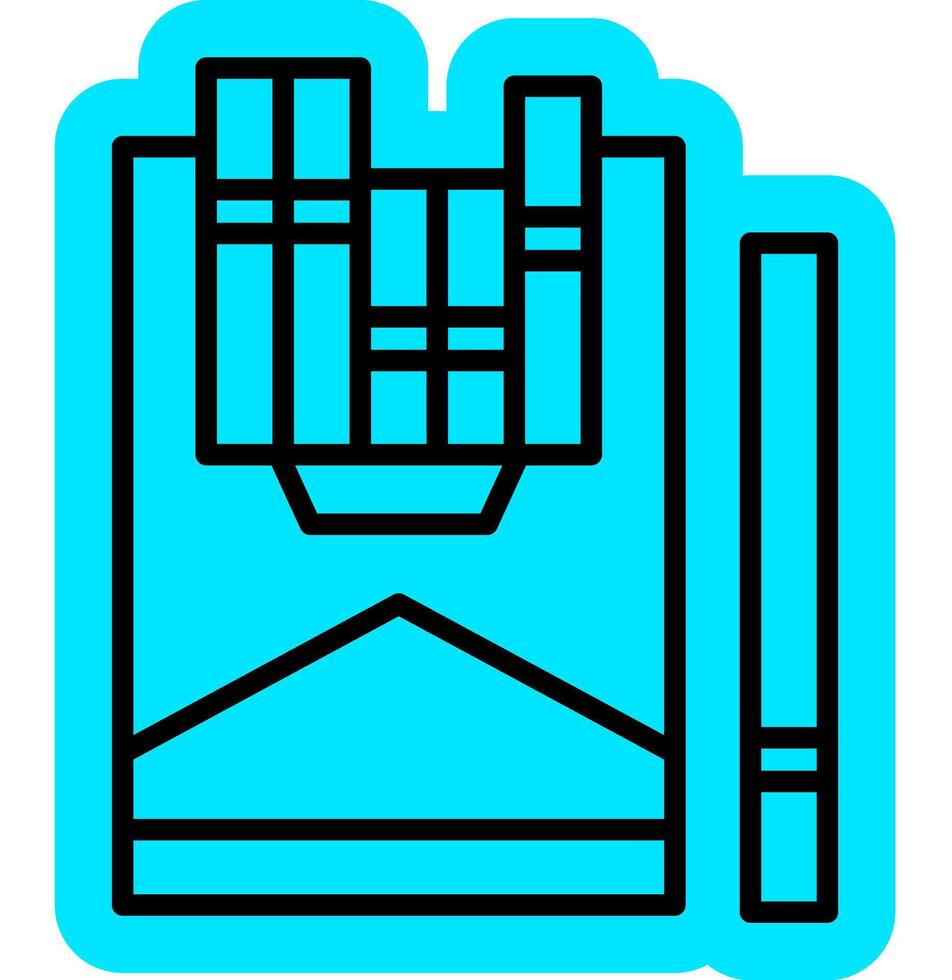 cigarettes in outline color style vector
